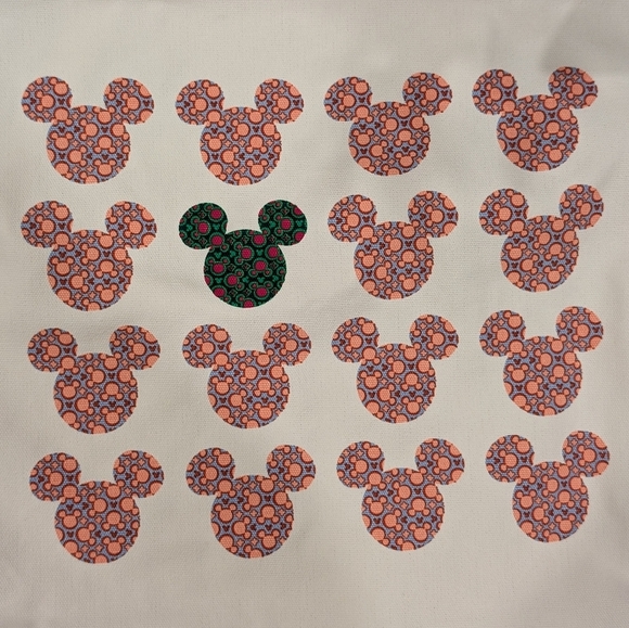 NWT Vera Bradley Disney  Woodlark Tote Mickey Mouse Kaleidoscope WDW - Picture 2 of 4